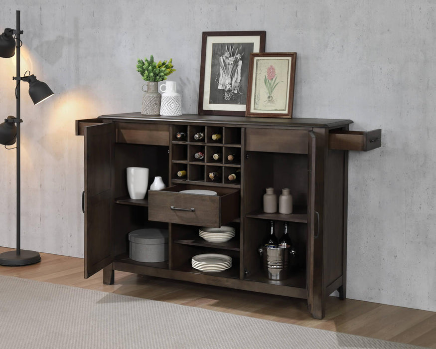 Sunset Trading Cali Server | Wine Rack | Cabinets Drawers Open Shelf Storage -  Chapter 11 Furniture (Lewiston, Maine)