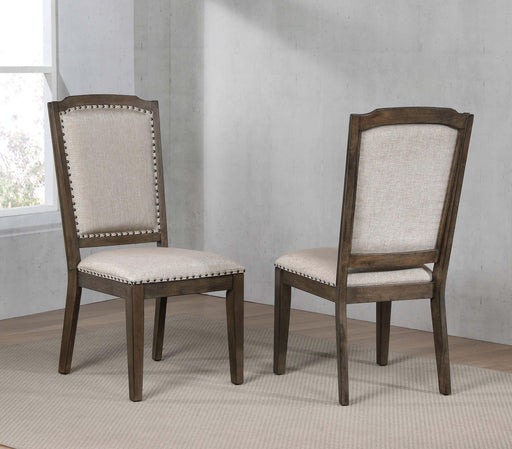 Sunset Trading Cali Upholstered Dining Chair with Nailheads | Set of 2 -  Chapter 11 Furniture (Lewiston, Maine)