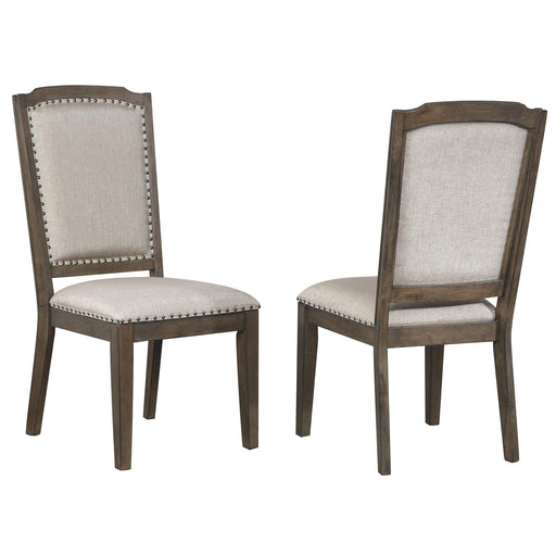 Sunset Trading Cali Upholstered Dining Chair with Nailheads | Set of 2 -  Chapter 11 Furniture (Lewiston, Maine)