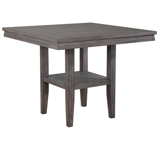 Sunset Trading Shades of Gray 45" Square Pub Table with Storage Shelf | Counter Height Dining | Seats 6 -  Chapter 11 Furniture (Lewiston, Maine)