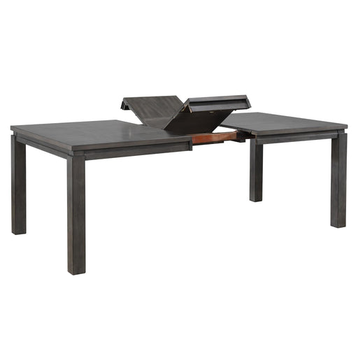 Sunset Trading Shades of Gray 82" Rectangular Extendable Dining Table | Seats 8 -  Chapter 11 Furniture (Lewiston, Maine)