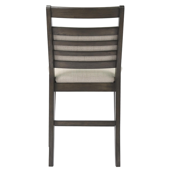 Sunset Trading Shades of Gray Upholstered Barstool | Fabric Back and Seat | Counter Height Stool -  Chapter 11 Furniture (Lewiston, Maine)