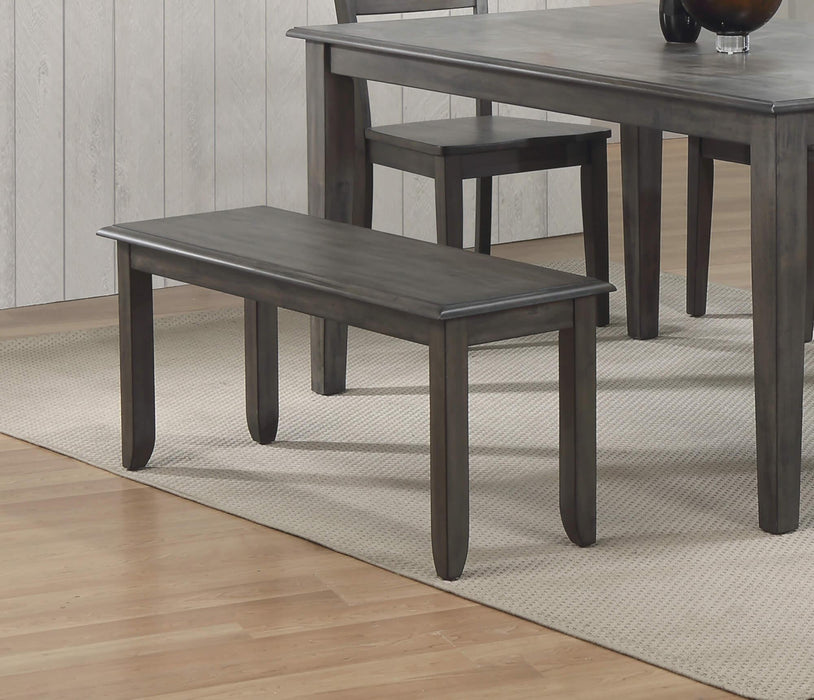 Sunset Trading Shades of Gray 42" Dining Bench -  Chapter 11 Furniture (Lewiston, Maine)
