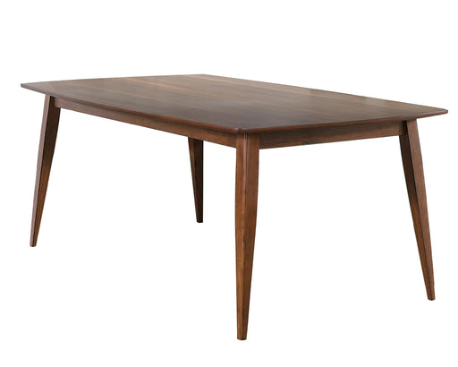Sunset Trading Mid Century 78" Rectangular Dining Table | Danish Brown Wood | Seats 6 -  Chapter 11 Furniture (Lewiston, Maine)