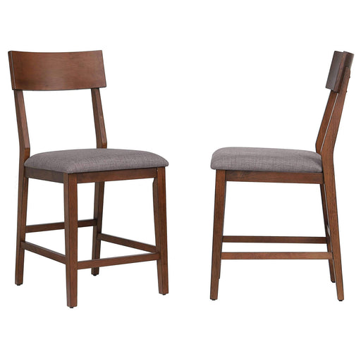 Sunset Trading Mid Century Bar Stool | Counter Height | Padded Performance Fabric Seat | Set of 2 -  Chapter 11 Furniture (Lewiston, Maine)