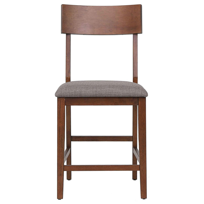 Sunset Trading Mid Century Bar Stool | Counter Height | Padded Performance Fabric Seat | Set of 2 -  Chapter 11 Furniture (Lewiston, Maine)