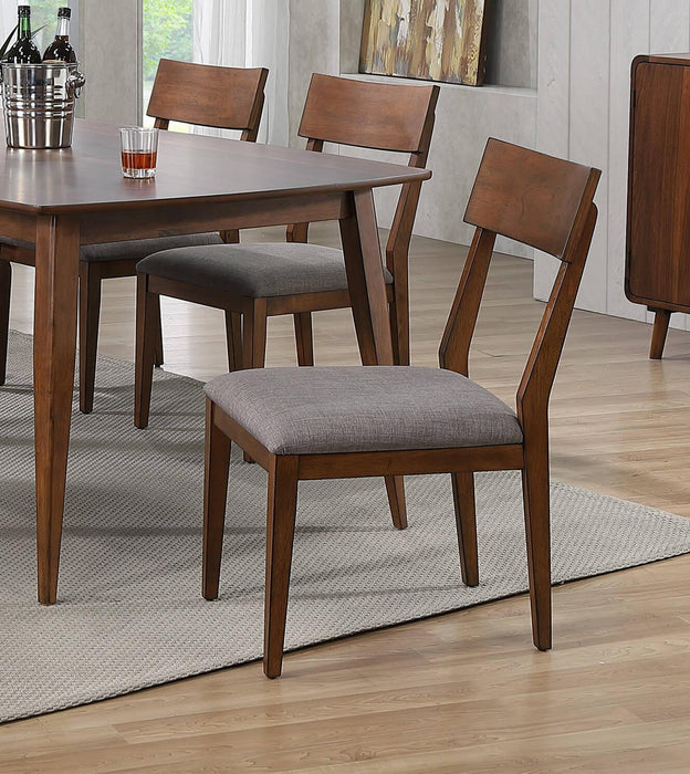 Sunset Trading Mid Century Dining Chair | Padded Performance Fabric Seat | Set of 2 -  Chapter 11 Furniture (Lewiston, Maine)