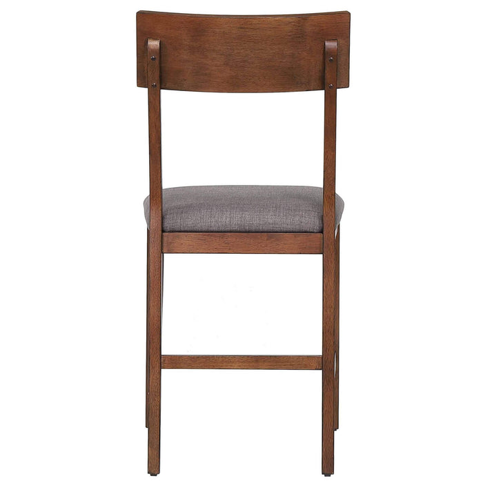 Sunset Trading Mid Century Bar Stool | Counter Height | Padded Performance Fabric Seat | Set of 2 -  Chapter 11 Furniture (Lewiston, Maine)