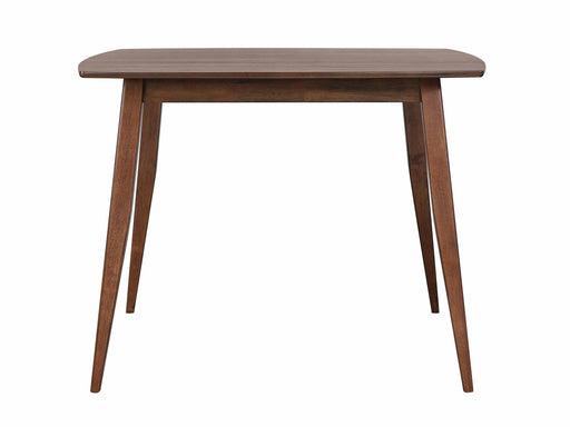Sunset Trading Mid Century 48" Square Counter Height Pub Dining Table | Danish Brown Wood | Seats 4,6 -  Chapter 11 Furniture (Lewiston, Maine)