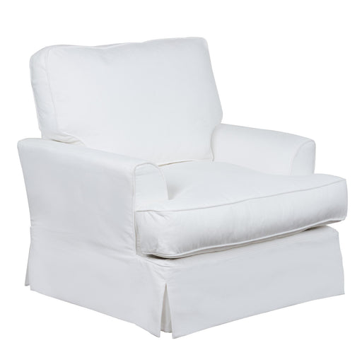 Sunset Trading Ariana Slipcovered Chair | Stain Resistant Performance Fabric | White -  Chapter 11 Furniture (Lewiston, Maine)