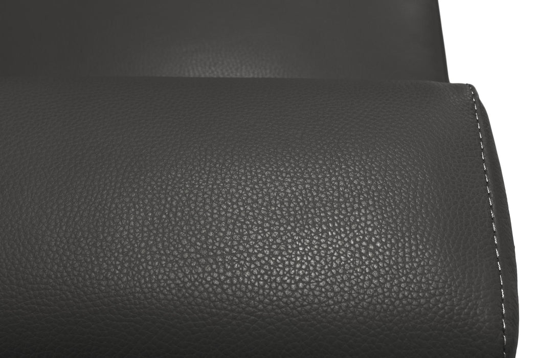 Sunset Trading Divine Leather Sofa Sleeper | Dark Gray | 3 Seater Couch With Full Size Pull Out Mattress -  Chapter 11 Furniture (Lewiston, Maine)