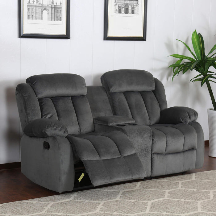 Sunset Trading Madison 3 Piece Reclining Living Room Set | Sofa Loveseat Chair | Manual Recliner | Gray Fabric -  Chapter 11 Furniture (Lewiston, Maine)