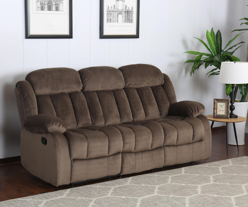 Sunset Trading Teddy Bear Reclining Sofa | 2 Manual Recliners | Gray Fabric Couch -  Chapter 11 Furniture (Lewiston, Maine)