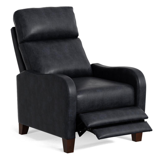 Sunset Trading Dana Pushback Leather Recliner | Navy Blue -  Chapter 11 Furniture (Lewiston, Maine)