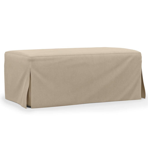 Sunset Trading Newport Slipcover Only for 44" Wide Ottoman | Stain Resistant Performance Fabric | Tan -  Chapter 11 Furniture (Lewiston, Maine)