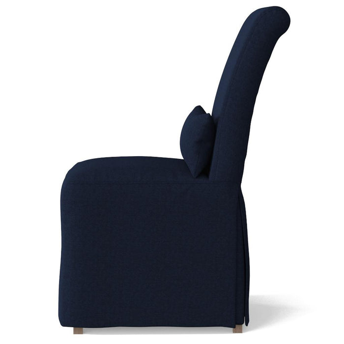 Sunset Trading Newport Slipcover Only for Dining Chair | Stain Resistant Performance Fabric | Navy Blue -  Chapter 11 Furniture (Lewiston, Maine)