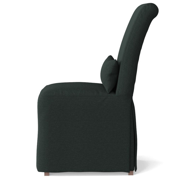 Sunset Trading Newport Slipcovered Dining Chair | Stain Resistant Performance Fabric | Dark Gray -  Chapter 11 Furniture (Lewiston, Maine)
