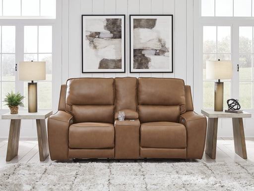 DeepWakes Power Reclining Loveseat with Console -  Chapter 11 Furniture (Lewiston, Maine)
