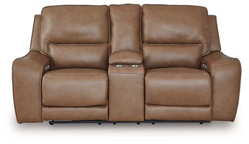 DeepWakes Power Reclining Loveseat with Console -  Chapter 11 Furniture (Lewiston, Maine)