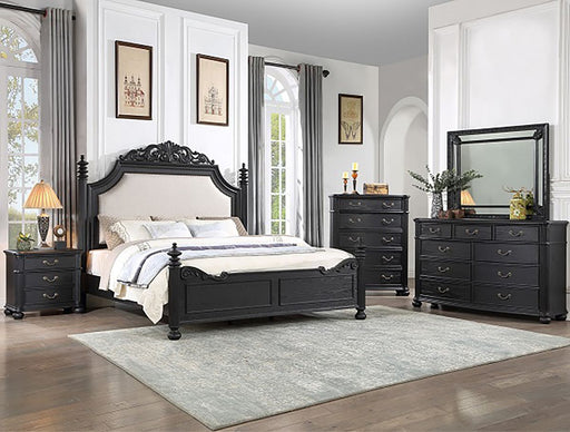 Crown Mark Furniture Kingsbury 5 Drawer Chest in Black -  Chapter 11 Furniture (Lewiston, Maine)