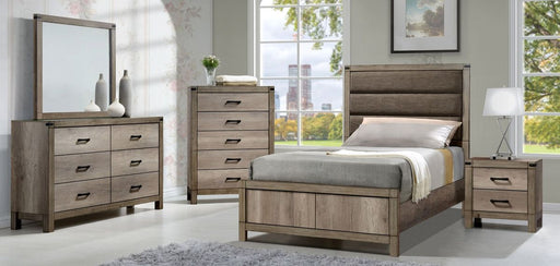 Crown Mark Furniture Matteo Full Bed in Melamine -  Chapter 11 Furniture (Lewiston, Maine)