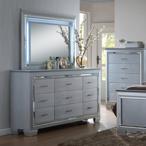 Crown Mark Furniture Lillian Dresser in Silver -  Chapter 11 Furniture (Lewiston, Maine)