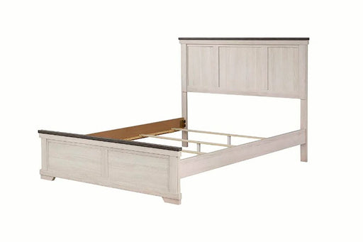 Crown Mark Furniture Leighton King Panel Bed in White B8180-K -  Chapter 11 Furniture (Lewiston, Maine)