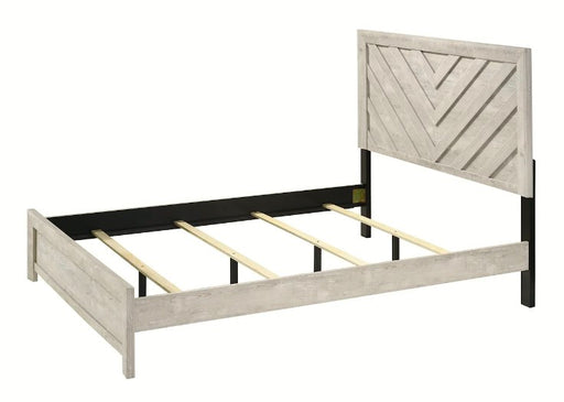 Crown Mark Furniture Valor Queen Panel Bed in Gray B9330-Q -  Chapter 11 Furniture (Lewiston, Maine)