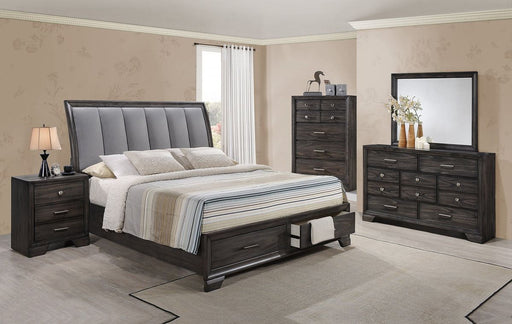 Crown Mark Jaymes Nightsatnd in Dark Brown B6580-2 -  Chapter 11 Furniture (Lewiston, Maine)