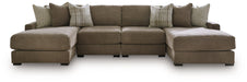 Camellia-Court Double Chaise Sectional -  Chapter 11 Furniture (Lewiston, Maine)