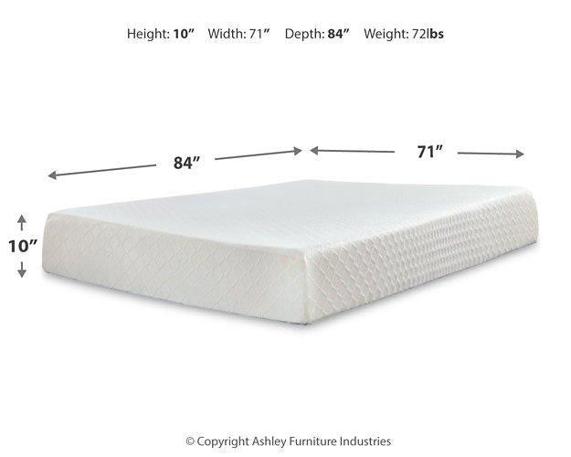 10 Inch Chime Memory Foam Mattress Set -  Chapter 11 Furniture (Lewiston, Maine)