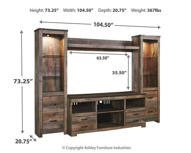 Trinell 4-Piece Entertainment Center