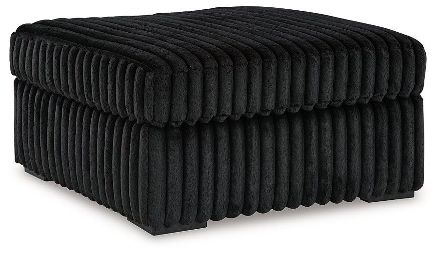 Midnight-Madness Oversized Accent Ottoman -  Chapter 11 Furniture (Lewiston, Maine)