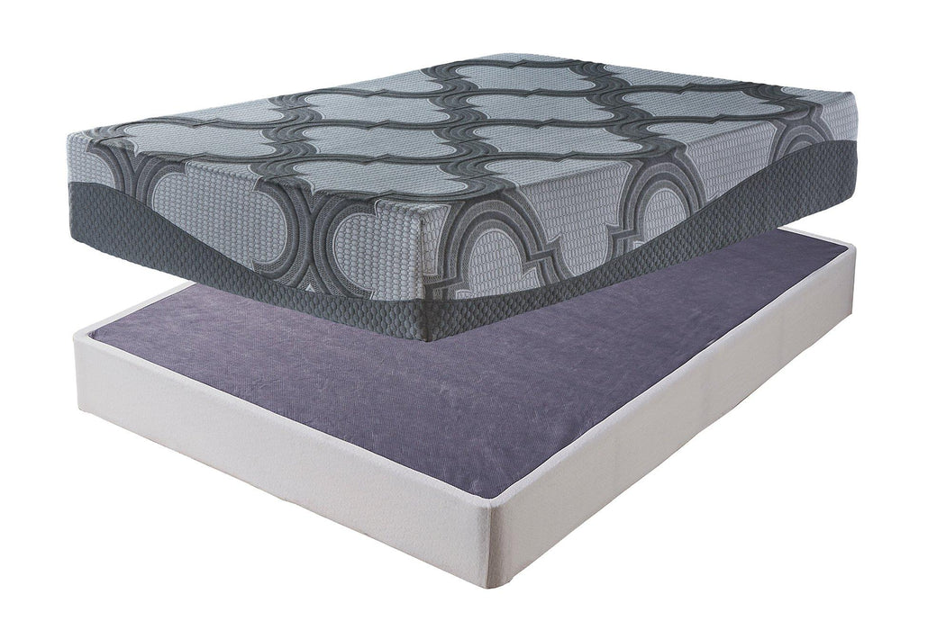 12 Inch Ashley Hybrid Mattress Set