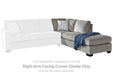 Altari Sleeper Sectional with Chaise -  Chapter 11 Furniture (Lewiston, Maine)