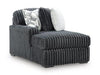 Midnight-Madness Sectional Sofa with Chaise -  Chapter 11 Furniture (Lewiston, Maine)