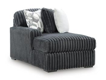Midnight-Madness Sectional Sofa with Chaise -  Chapter 11 Furniture (Lewiston, Maine)