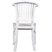 Sunset Trading Cottage Slat Back Dining Chairs | Set of 2 | Distressed White Solid Wood | Fully Assembled Sidechairs -  Chapter 11 Furniture (Lewiston, Maine)