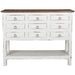 Sunset Trading Cottage Cabinet | Distressed White/Raftwood Brown Solid Wood | Fully Assembled Sideboard -  Chapter 11 Furniture (Lewiston, Maine)