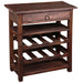 Sunset Trading Cottage Wine Server with Drawer | Raftwood Brown Solid Wood | Fully Assembled Sideboard -  Chapter 11 Furniture (Lewiston, Maine)