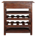 Sunset Trading Cottage Wine Server with Drawer | Raftwood Brown Solid Wood | Fully Assembled Sideboard -  Chapter 11 Furniture (Lewiston, Maine)