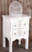Sunset Trading Cottage End Table | Distressed White Solid Wood | Fully Assembled Nightstand -  Chapter 11 Furniture (Lewiston, Maine)