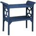 Sunset Trading Cottage Blue Accent Table Console | Navy Blue Solid Wood | Fully Assembled Server -  Chapter 11 Furniture (Lewiston, Maine)
