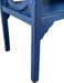 Sunset Trading Cottage Blue Accent Table Console | Navy Blue Solid Wood | Fully Assembled Server -  Chapter 11 Furniture (Lewiston, Maine)