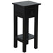 Sunset Trading Cottage Narrow Side End Table | Distressed Black Solid Wood | Fully Assembled Small Nightstand -  Chapter 11 Furniture (Lewiston, Maine)
