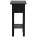 Sunset Trading Cottage Narrow Side End Table | Distressed Black Solid Wood | Fully Assembled Small Nightstand -  Chapter 11 Furniture (Lewiston, Maine)