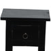 Sunset Trading Cottage Narrow Side End Table | Distressed Black Solid Wood | Fully Assembled Small Nightstand -  Chapter 11 Furniture (Lewiston, Maine)