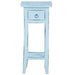 Sunset Trading Cottage Narrow Side End Table | Sky Blue Solid Wood | Fully Assembled Small Nightstand -  Chapter 11 Furniture (Lewiston, Maine)