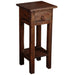 Sunset Trading Cottage Narrow Side End Table | Raftwood Brown Solid Wood | Fully Assembled Small Nightstand -  Chapter 11 Furniture (Lewiston, Maine)