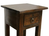 Sunset Trading Cottage Narrow Side End Table | Java Brown Solid Wood | Fully Assembled Small Nightstand -  Chapter 11 Furniture (Lewiston, Maine)